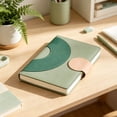thumbnail image 3 of A5 Leather Journal Notebook 170 Pages Lined Notepad with Magnetic Closure Stationery Supplies - Green, 3 of 5