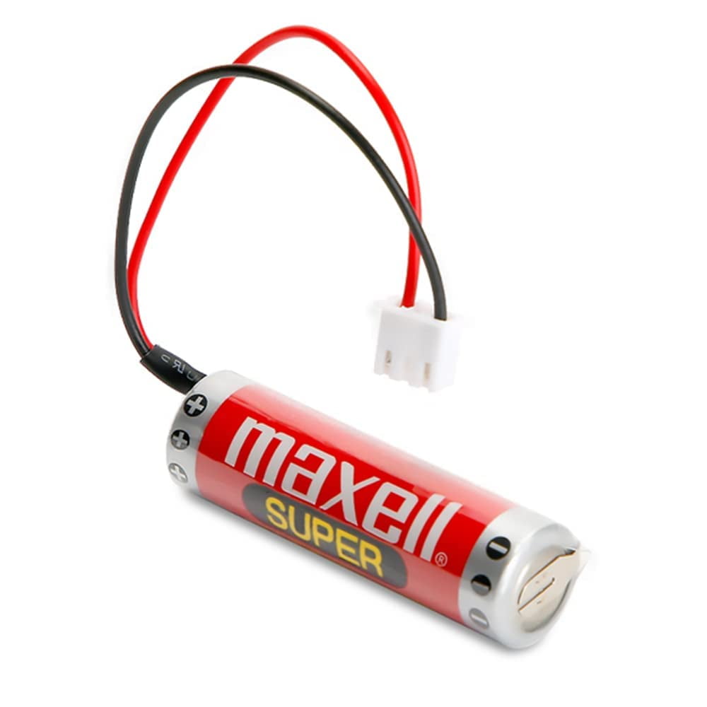 3 Pcs Original Battery for MAXELL ER6C AA 3.6V 1800mAh AA PLC Battery for FX F2-40BL with Plug