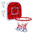 thumbnail image 4 of Indoor Adjustable Suspension Netball Hoop Mini Basketball Plate for Children Adhesive Hook,, 4 of 5