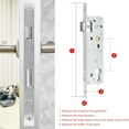 thumbnail image 5 of Heavy Duty Door Fastene, Aluminum Alloy Construction for Interior/Exterior Security for residential or commercial space., 5 of 8