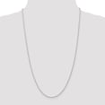thumbnail image 2 of 14K White Gold 1.5mm Parisian Wheat Chain 30 Inch, 2 of 6