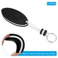 thumbnail image 3 of Uxcell Floating Keychain Buoyant Keyrings Marine Key Holder for Kayaking, Black 2 Pack, 3 of 5