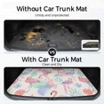 thumbnail image 2 of Universal Car Trunk Mat 37"x54", Pink Blue Flamingo Waterproof Cargo Liner, Non-Slip Durability Cargo Mat, Summer Tropical Ombre Geometric All Weather Rear Trunk Protector for Car SUV, 2 of 9