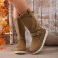 thumbnail image 4 of Willtoo Women's Wide Calf Knee High Boots, Wide Width Slouchy Knee-High Boots, 4 of 4
