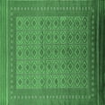 thumbnail image 1 of Ahgly Company Indoor Square Oriental Emerald Green Industrial Area Rugs, 4' Square, 1 of 4
