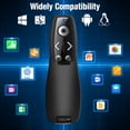 thumbnail image 3 of Presentation Clicker for Powerpoint, Mac Laptop Computer, ESYWEN Wireless Presenter Remote with 2-in-1 USB Type C, Slide Advancer, Hyperlink & Volume Control, 3 of 7
