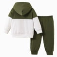 thumbnail image 5 of CAUYDY 6 9 12 18 24 Months Infant Boys Fall Winter Clothing 2T 3T 4T 5T Baby Long Sleeved Sweatshirt Elastic Pants 2PCS Casual Set Toddler Going Home Outfit AG for Sizes 12-18 Months, 5 of 8