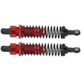 thumbnail image 2 of RC Aluminium, 2Pcs RC 80mm Amortisseur en Aluminium RC pour Voiture pour 2WD SLASH Rouge, 2 of 8