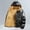 Black, variant on YLSDY Men's Faux Leather Hooded Trucker Jacket with Sherpa Lining Zip up Fashion Solid Stand Collar Winter Warm Hoodie Coat Black XXXXXL