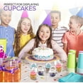 thumbnail image 7 of Individual Plastic Cupcake Containers (50 Count) Single Stackable with Airtight Lid - by Stock Your Home, 7 of 7