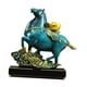 thumbnail image 3 of Figura de caballo, estatua de animal, resina, figura de Feng Shui chino, decoración de mesa. Azul, 3 of 8