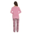 thumbnail image 3 of Just Love Womens Ultra-Soft Pajama Pant Set with Matching Socks (Pink Charcoal - Buffalo Plaid, 3X), 3 of 4