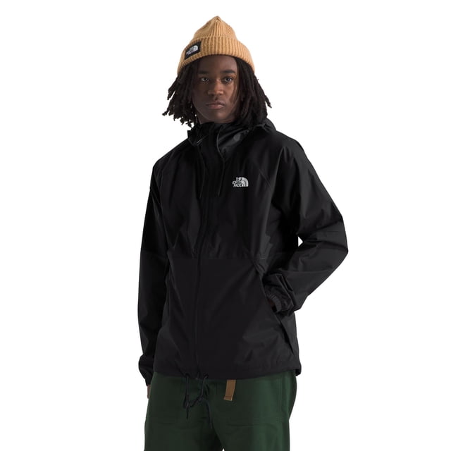 Chaqueta THE NORTH FACE Antora Rain con capucha impermeable para hombre, negra