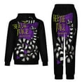 thumbnail image 2 of Beetlejuice Sweatshirt & Sweatpants Tracksuit Sets Printed Casual Pullover Hoodie & Pants Set L, 2 of 9
