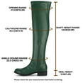 thumbnail image 3 of Unique Bargains Bottes Cuissardes à Talons Blocs à Bout Rond pour Femmes, 3 of 7