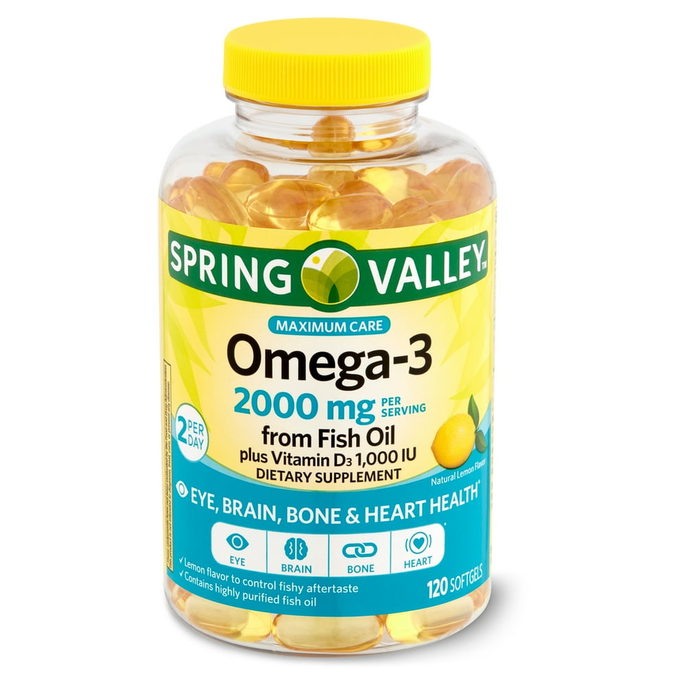 Spring Valley Maximum Care Omega-3 from Fish Oil Dietary Supplement