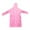 Pink, variant on Gelikeya Kids Ponchos Boys Girls Rain Jackets Size 6-15 Solid Color Lightweight Raincoat with Hood Children's Rainwear (Pink, 6-15 Years)