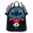 thumbnail image 5 of Loungefly: Disney Vampire Stitch Bow Tie Mini Backpack, 5 of 6