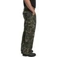 thumbnail image 2 of BRANDIT INDIVIDUAL WEAR Adult Male Pure Vintage Cargo Pants, Woodland, Size: XL (1003-15010-XL), 2 of 7