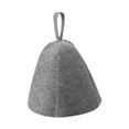 thumbnail image 4 of Gorro de baño de fieltro, gorro ruso, turbante para el cabello, protección para la cabeza, toalla rápida para el baño Gris, 4 of 9