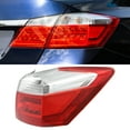 thumbnail image 2 of For 2013 2014 2015Honda Accord Sedan EX-L/Touring LED Outer Tail Light Assembly, Passenger Right Side Tail Lamp Light Brake Light w/Bulbs, 2 of 17