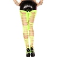 thumbnail image 1 of Leggings Opaques Déchirés en Spandex - Vert Néon, 1 of 1