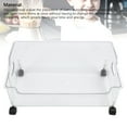 thumbnail image 4 of Large Open Front Storage Bin, Removable Wheeled Storage Box with Wheels for Snacks, 4 of 7