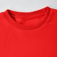 thumbnail image 3 of MIASHUI Chandail à Capuche pour Filles Manches Longues Chandail en Molleton Doux avec Capuche Graphique pour Enfants Usage Quotidien Chandail-Over Rouge, 5-6 Ans, 3 of 5