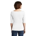 thumbnail image 2 of District DM107L Women's Perfect Weight 3/4-Sleeve Tee, 2 of 6