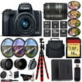 thumbnail image 1 of Canon EOS M50 Mirrorless Digital Camera +15-45mm Lens + UV FLD CPL Filter Kit +, 1 of 7