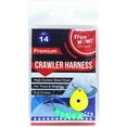 thumbnail image 2 of 10 Packs 2-Styles Fish WOW!® Fishing 3-Hook Crawler Harness Rig Walleye Spinner Premium Rig #14#15, 2 of 3