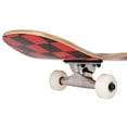 thumbnail image 4 of Runner Sports Complete Full Size Maple Checkerboard Deck Skateboard - Red, 4 of 6