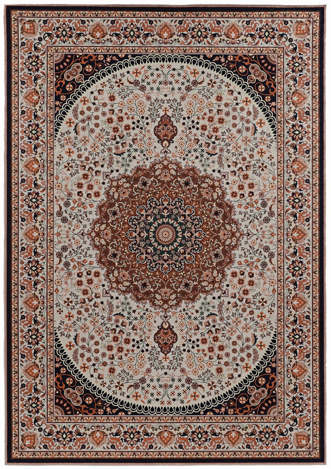 Emerald Morris Red & Ivory 3'3" x 5' Accent Rug