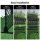 thumbnail image 5 of Privacidad y Decoración - Pantalla Metálica de 3 Paneles para Interior y Exterior - Divisor Independiente de Acero Negro - Resistente y Versátil - Perfecto para Jardín, Balcón, Patio o Habitación, 5 of 7