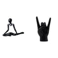 thumbnail image 1 of Figura de escritorio,Escultura abstracta de pensador para decoración de oficina y hogar.,Estatua del gesto de la roca,Estatuas y figuras de dedos con gestos de música rock,Esculturas de, 1 of 8