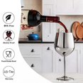 thumbnail image 4 of WOTOR Stainless Steel Wine Glasses Set of 4, 18oz Unbreakable & Portable Stemmed Metal (Silver), 4 of 7