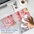 thumbnail image 4 of Long Mouse Pads for Desk,Pioneer Flower Floral Print Pattern Desk Mats on Top Of Desks, Desk Mouse Pad Extra Large with 3mm Non-Slip Base and Stitched Edge for Gaming,Office,Work,Home 31.5"x11.8", 4 of 6