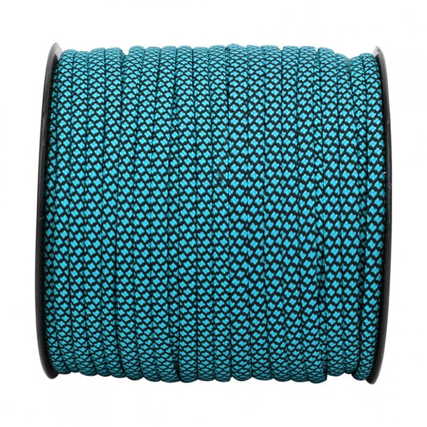 Paracord, Paracord de 7 Núcleos, Cordón para acampar de 50m, 4 mm de espesor, 200 kg, collares, pulseras, Cinturonas para curaerdas de tiende