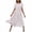 Beige, variant on Kmdttou Women's Summer Flower Solid Color Casual Short Sleeve Crewneck Dress Casual Flowy Tiered Maxi Beach Dress,Chic Day Dresses for Ladies Summer Wear