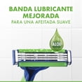 thumbnail image 4 of Rastrillo Gillette Prestobarba3 Sensitive con Aloe Vera, Piel Sensible, 8 pzas, 4 of 5