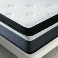 Essenza 12 Hybrid Latex And Innerspring Plush Mattress Full Size Mattress, 12" Plush Hybrid Innerspring Mattress in a Box