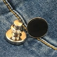 thumbnail image 6 of 12 Pcs 17mm No Sew Instant Buttons Jeans Buttons Replacement Detachable Pants Button Pins Removable Metal Button to Extend or Reduce Pants Waist Size, 6 of 8