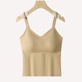 thumbnail image 2 of fatyb Womens Camisole with Built in Bra V Neck Spaghetti Strap Tank Tops Comfy Cami Shirts for Women, 2 of 3