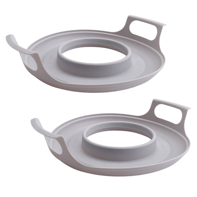 Paquete de 2 Soportes para Tazones Microondas con Asas: Frío Microondas, Soporte Bandeja