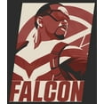 thumbnail image 2 of Women's Marvel The Falcon and the Winter Soldier Falcon Poster  Graphic Tee Black Small, 2 of 4