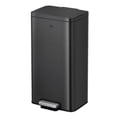 thumbnail image 1 of Bote de basura EKO Madison Acero Inoxidable negro 30 L Con tapa y pedal, 1 of 5