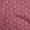 thumbnail image 1 of oneOone Polyester Spandex Magenta Fabric Asian Suzani Craft Projects Decor Fabric Printed By The Yard 56 Inch Wide, 1 of 5