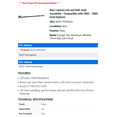 thumbnail image 2 of Rear Lateral Link and Ball Joint Assembly - Compatible with 2002 - 2005 Ford Explorer 2003 2004, 2 of 2
