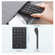thumbnail image 2 of Teclado Numérico Inalámbrico Wünd 22 Teclas Bluetooth 5.0 Color del teclado Negro, 2 of 3