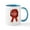 White/Blue Inside, variant on CafePress - A Product Of Utah Mugs - 11 oz Ceramic Mug - Novelty Coffee Tea Cup